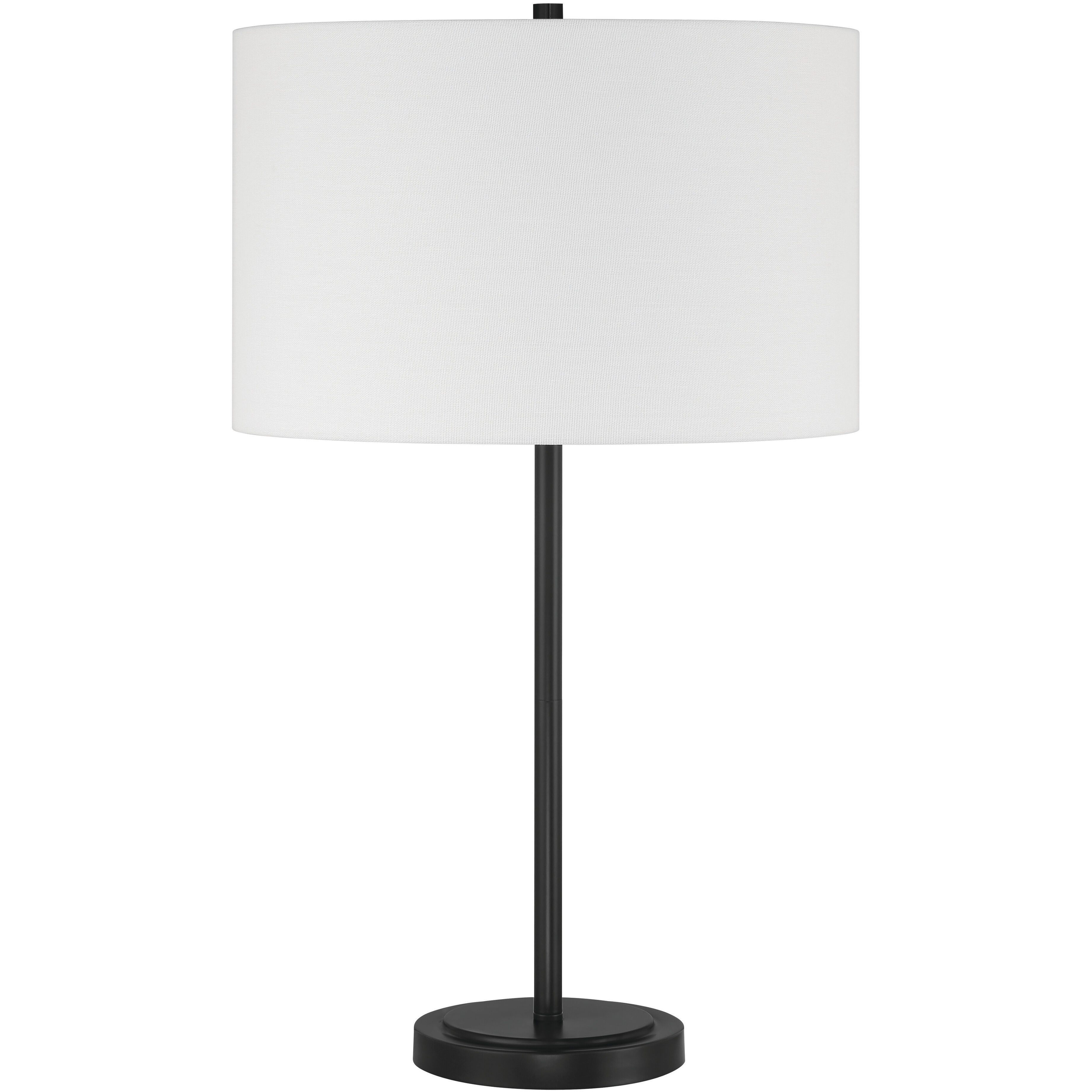 Jones 27 inch Flat Black Table Lamp Portable Light
