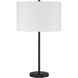 Jones 27 inch Flat Black Table Lamp Portable Light