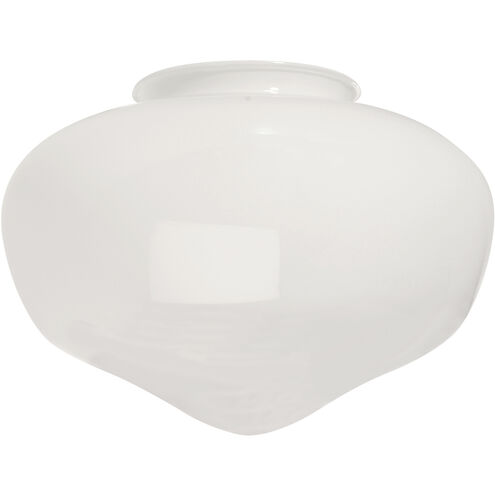 Signature White Fan Glass, Schoolhouse