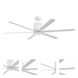 Tate 65 inch White Ceiling Fan