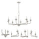 Jolenne 8 Light 38.03 inch Brushed Polished Nickel Chandelier Ceiling Light