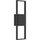 Contact LED 21 inch Textured Black Outdoor Wall Lantern