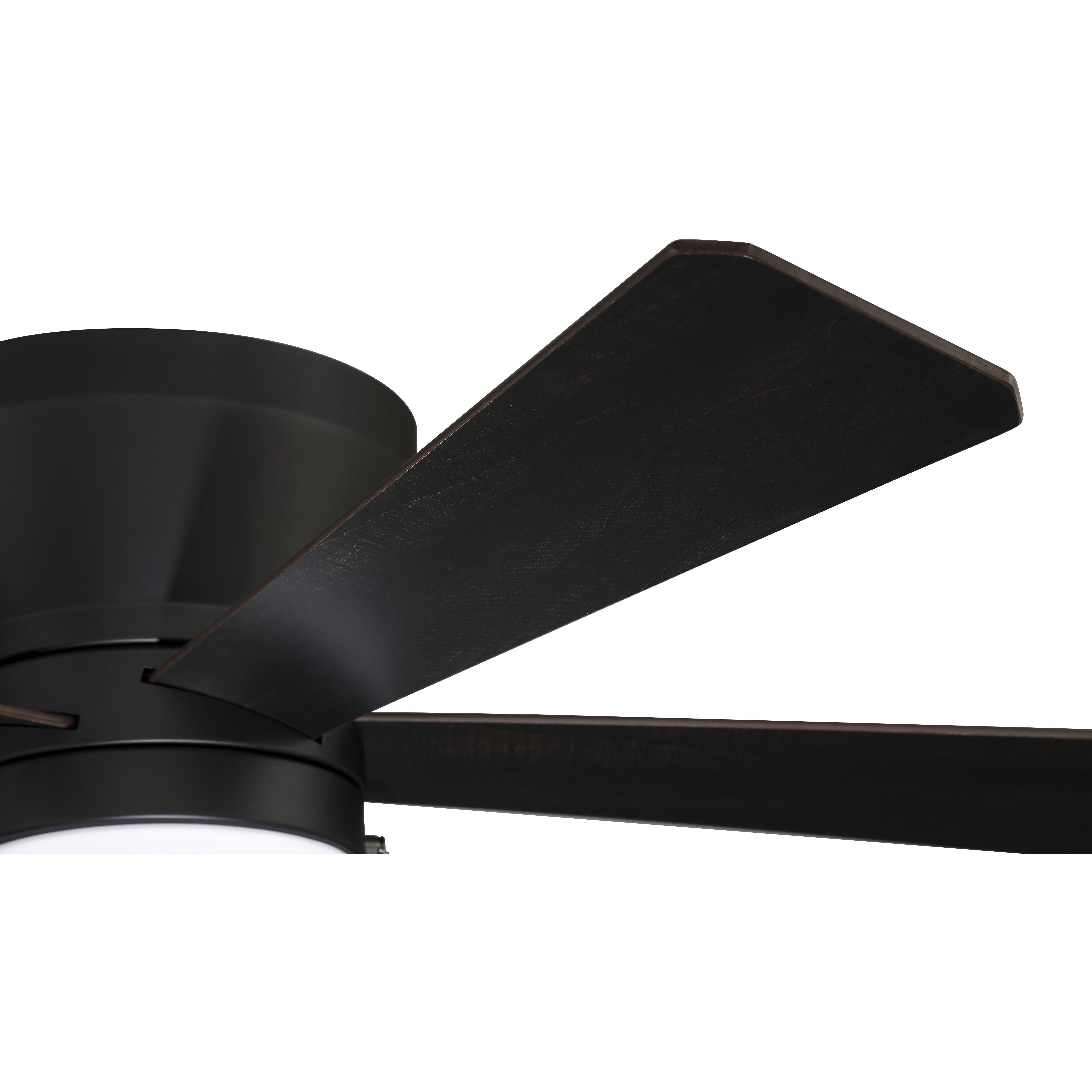 Merit 52 inch Flat Black with Flat Black/Greywood Blades Ceiling Fan