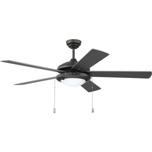 Nikia 52 inch Espresso with Espresso/Walnut Blades Ceiling Fan