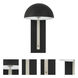 Kahn 1 Light 10 inch Midnight and Satin Aluminum Outdoor Lantern