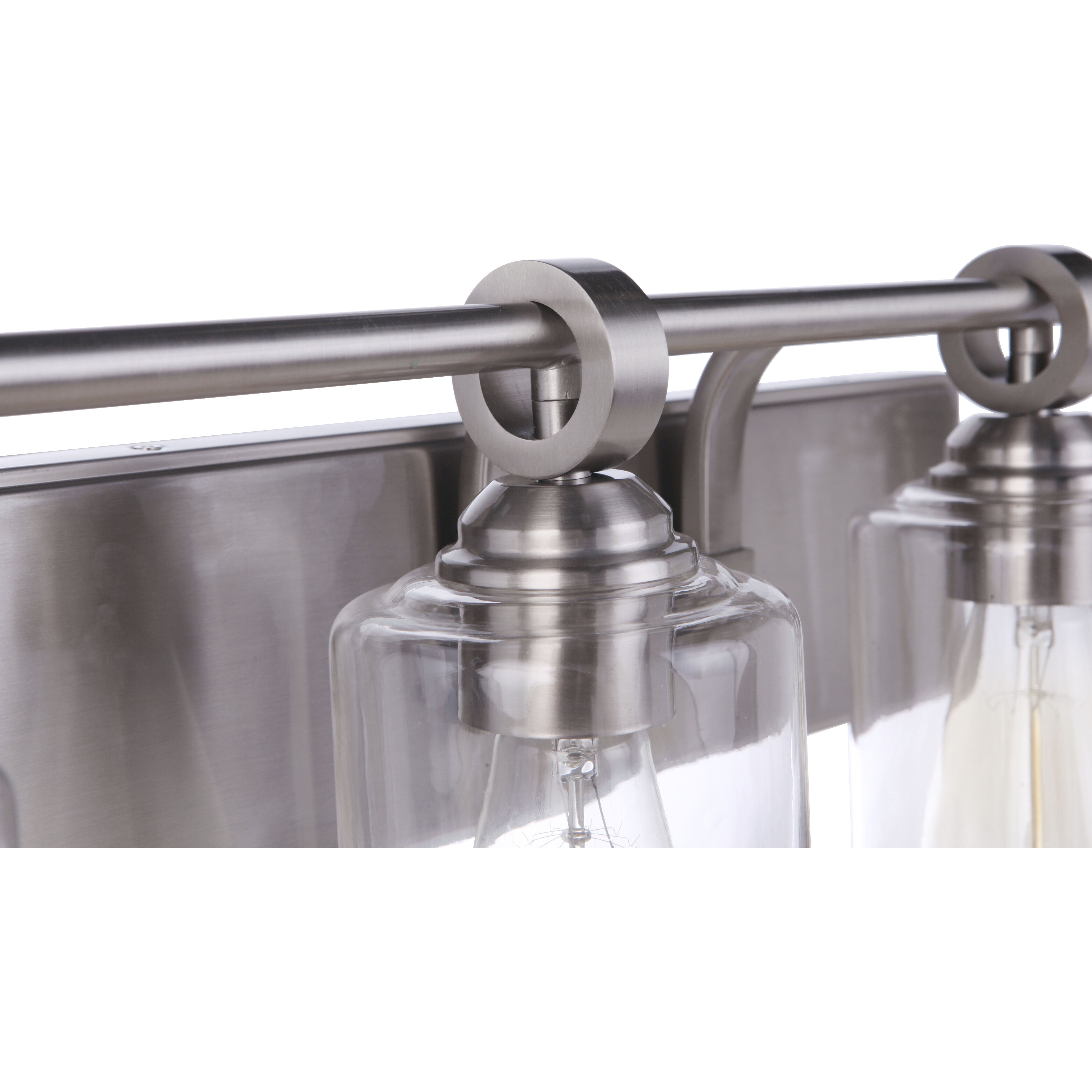 Romero 4 Light 30 inch Brushed Polished Nickel Vanity Light Wall Light
