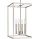 Signature 4 Light 12 inch Brushed Polished Nickel Foyer Light Ceiling Light