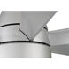 Quirk 54 inch Titanium with Titanium/Titanium Blades Ceiling Fan
