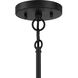 Stowe 4 Light 15 inch Flat Black Foyer Light Ceiling Light