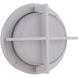Bulkhead 2 Light 10 inch Textured White Outdoor Wall/Ceiling Mount, Large