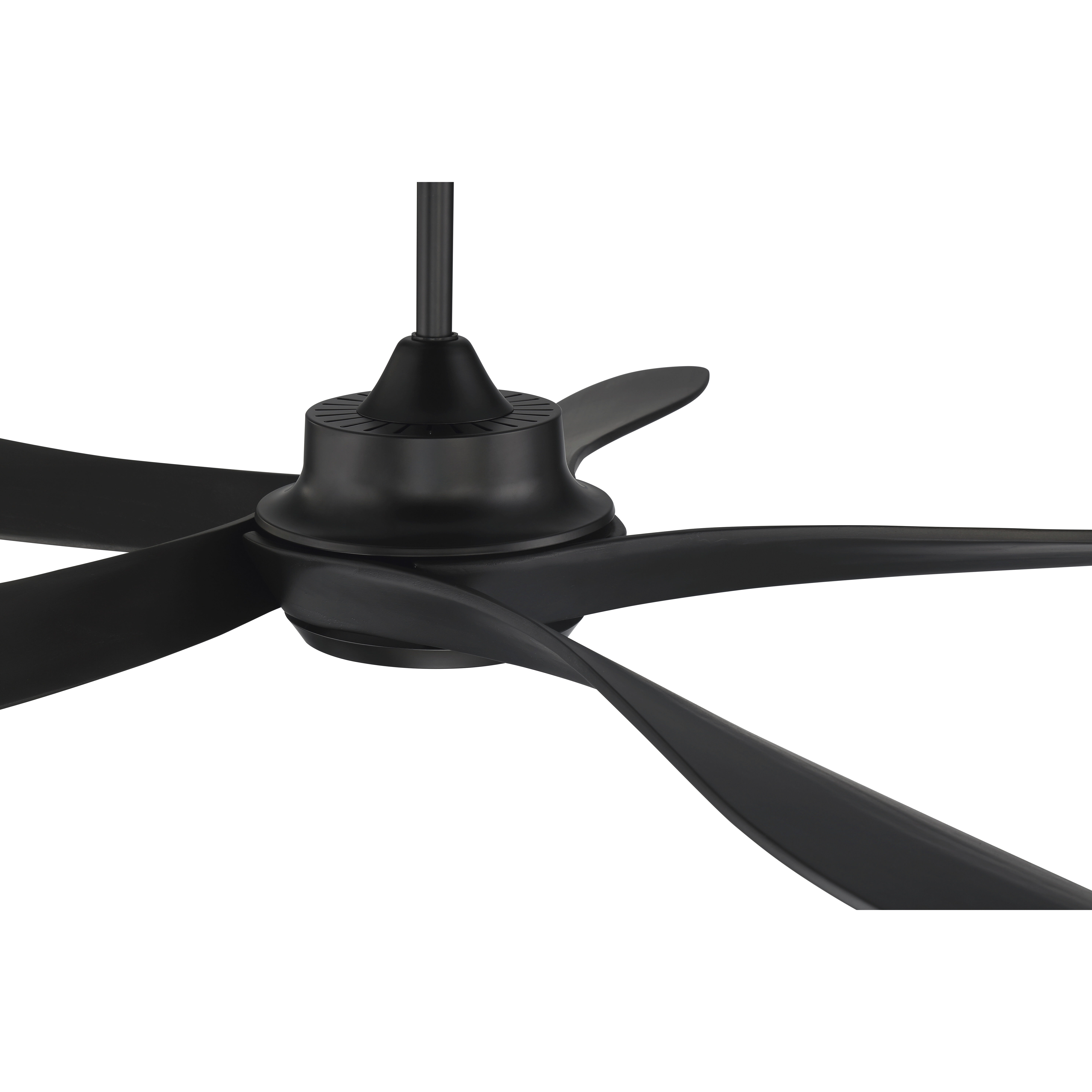 Captivate 52 inch Flat Black with Flat Black/Flat Black Blades Ceiling Fan