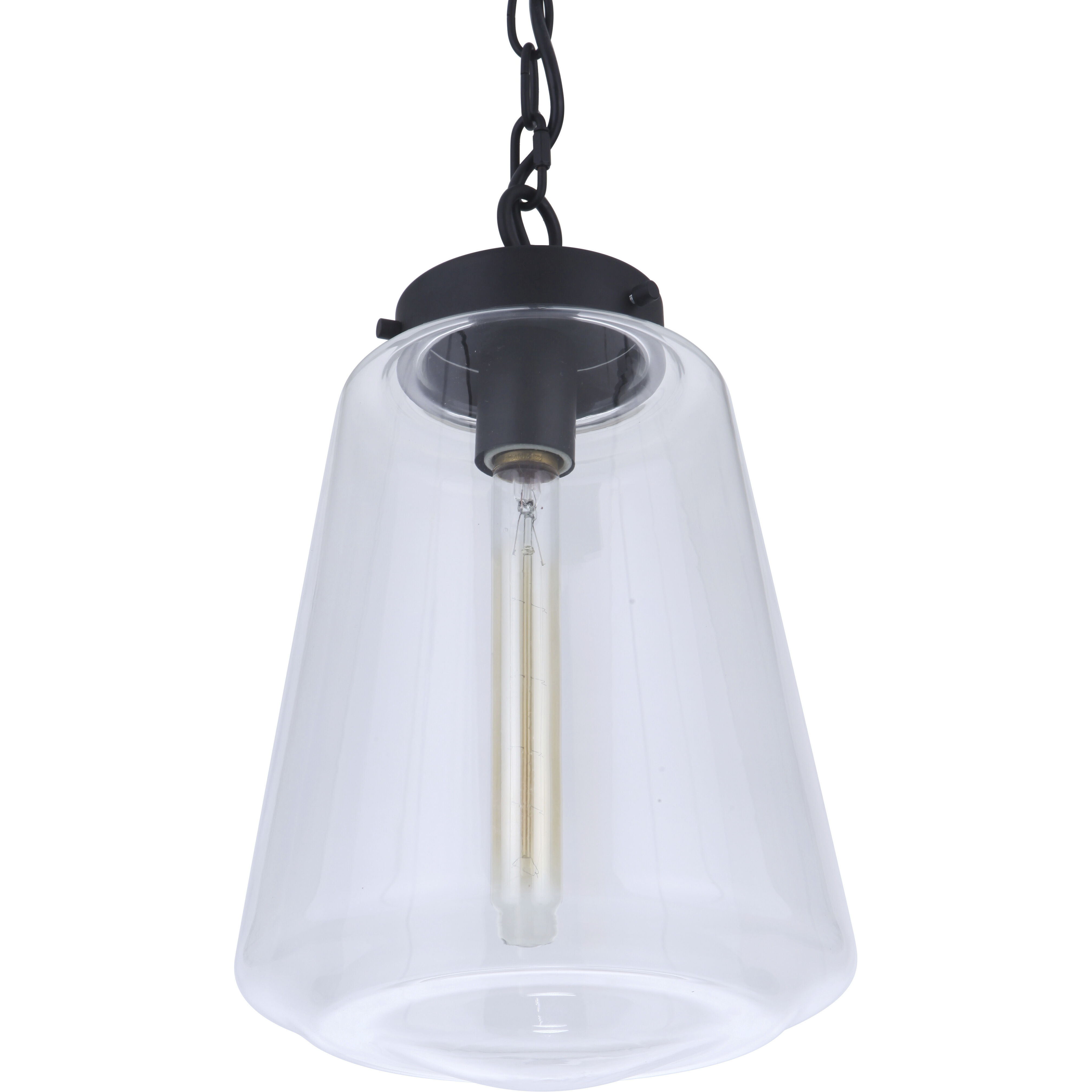 Laclede 1 Light 9.3 inch Midnight Outdoor Pendant