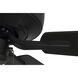 Pro Plus 52 inch Flat Black with Flat Black/Grey Wood Blades Contractor Ceiling Fan