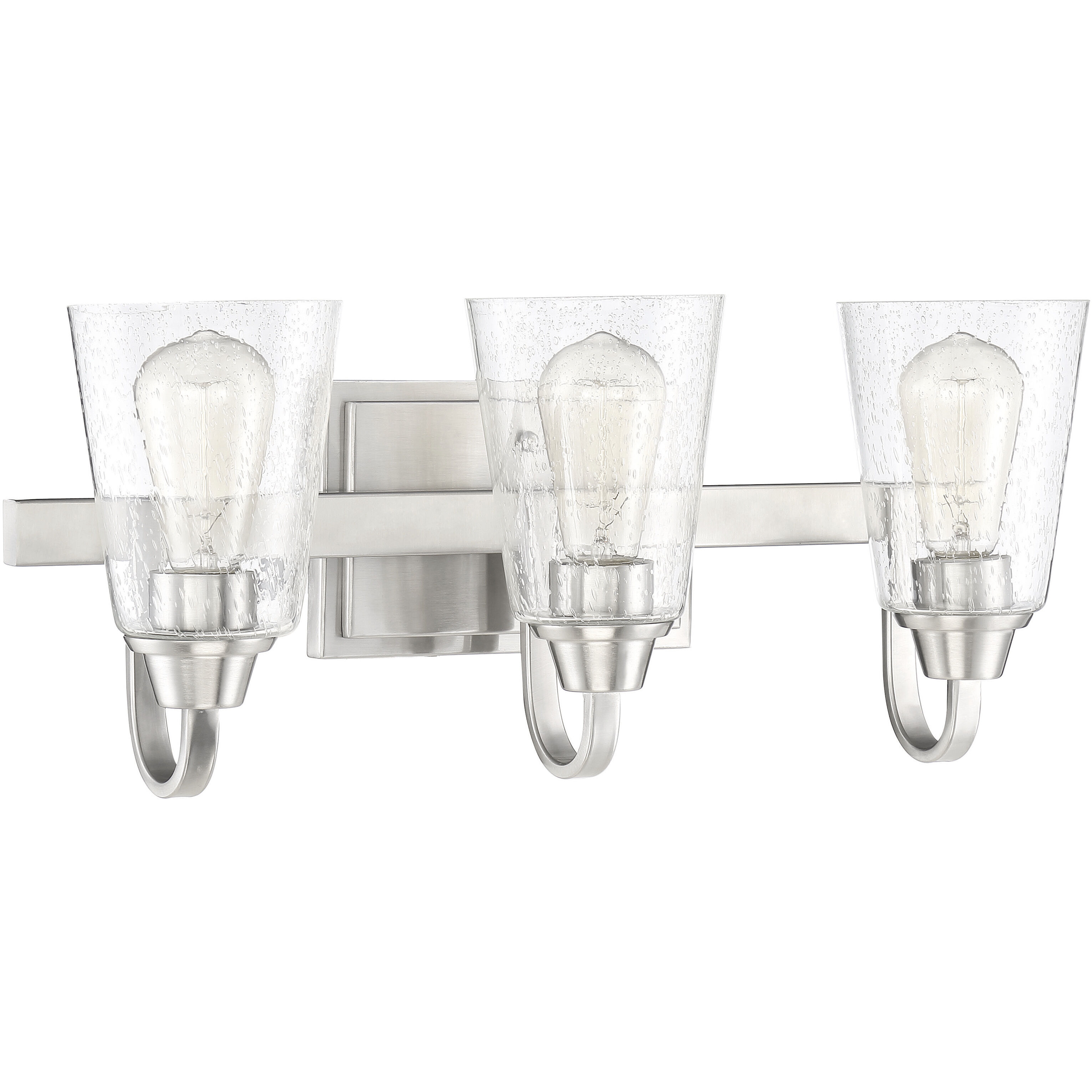 Neighborhood Grace 3 Light 21 inch Brushed Polished Nickel Vanity Light Wall Light, Neighborhood Collection