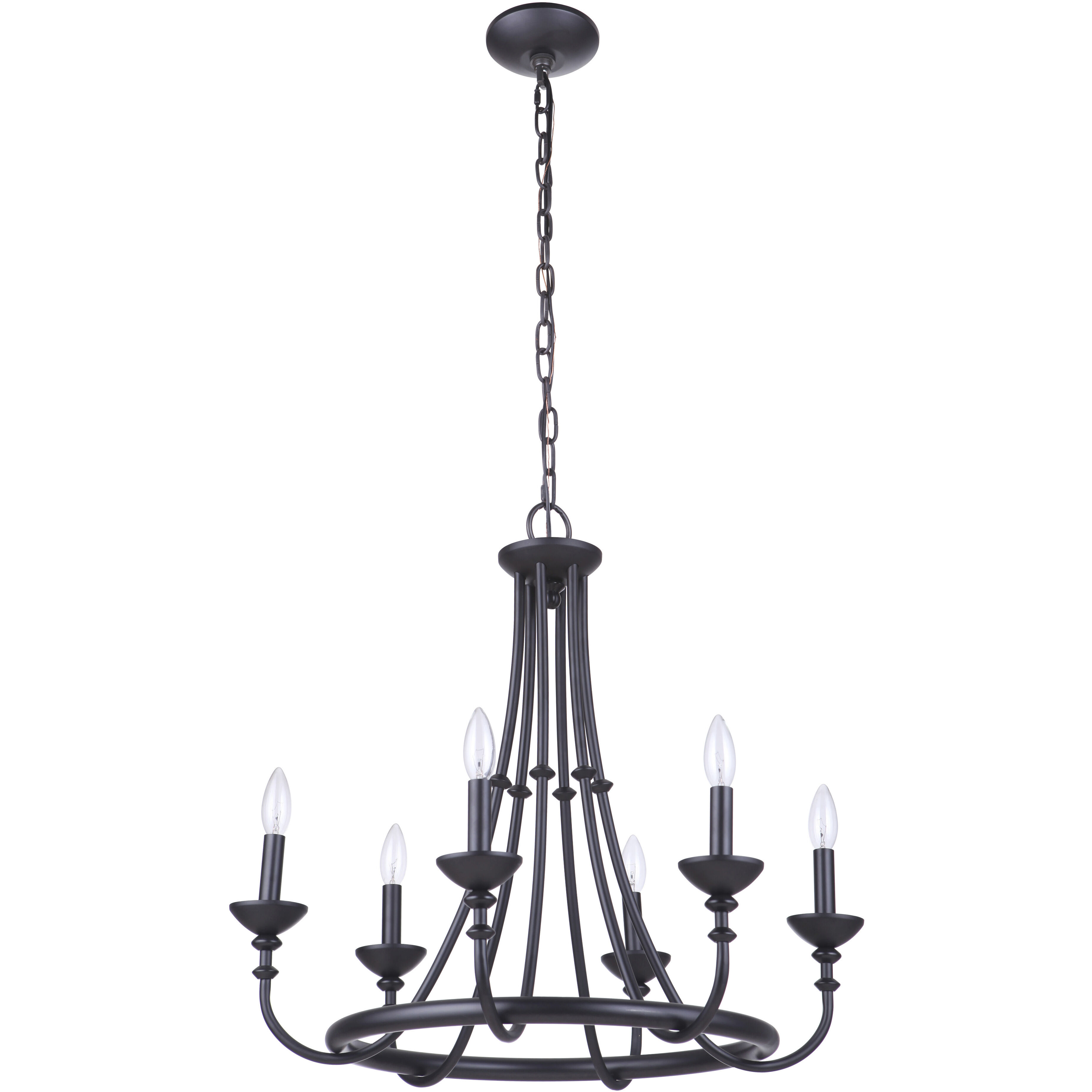 Marlowe 6 Light 24.00 inch Chandelier