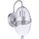 Sivo Outdoor Wall Mount in Satin Aluminum, Small