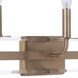 Graclyn 5 Light 45 inch Satin Brass Vanity Light Wall Light
