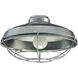 Universal LED Galvanized Steel Outdoor Fan Bowl Light Kit, Bowl