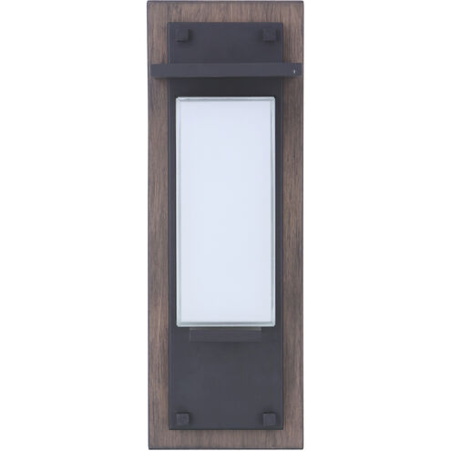 Heights 1 Light 15 inch Whiskey Barrel/Midnight Outdoor Wall Mount