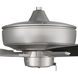 Super Pro 60 inch Brushed Satin Nickel with Brushed Nickel/Greywood Blades Contractor Ceiling Fan