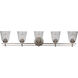 Neighborhood Drake 5 Light 42 inch Brushed Polished Nickel Vanity Light Wall Light, Neighborhood Collection