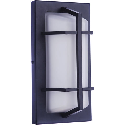 Bulkhead 1 Light 10 inch Textured Black Outdoor Wall/Ceiling Mount, Small