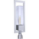 Perimeter 1 Light 25.13 inch Satin Aluminum Outdoor Post Mount