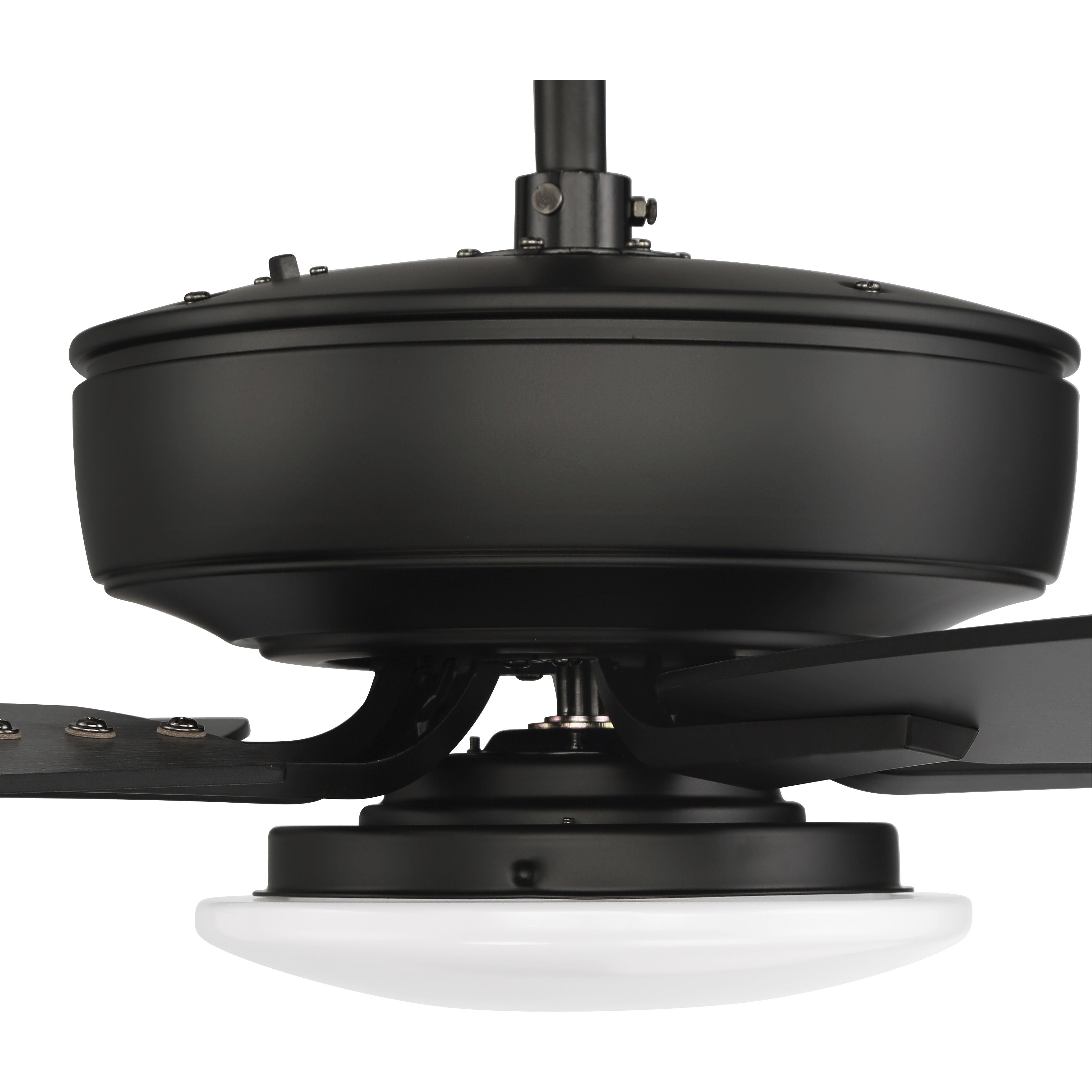 Craftmade P112FB5-52FBGW Pro Plus 112 52 inch Flat Black with Flat