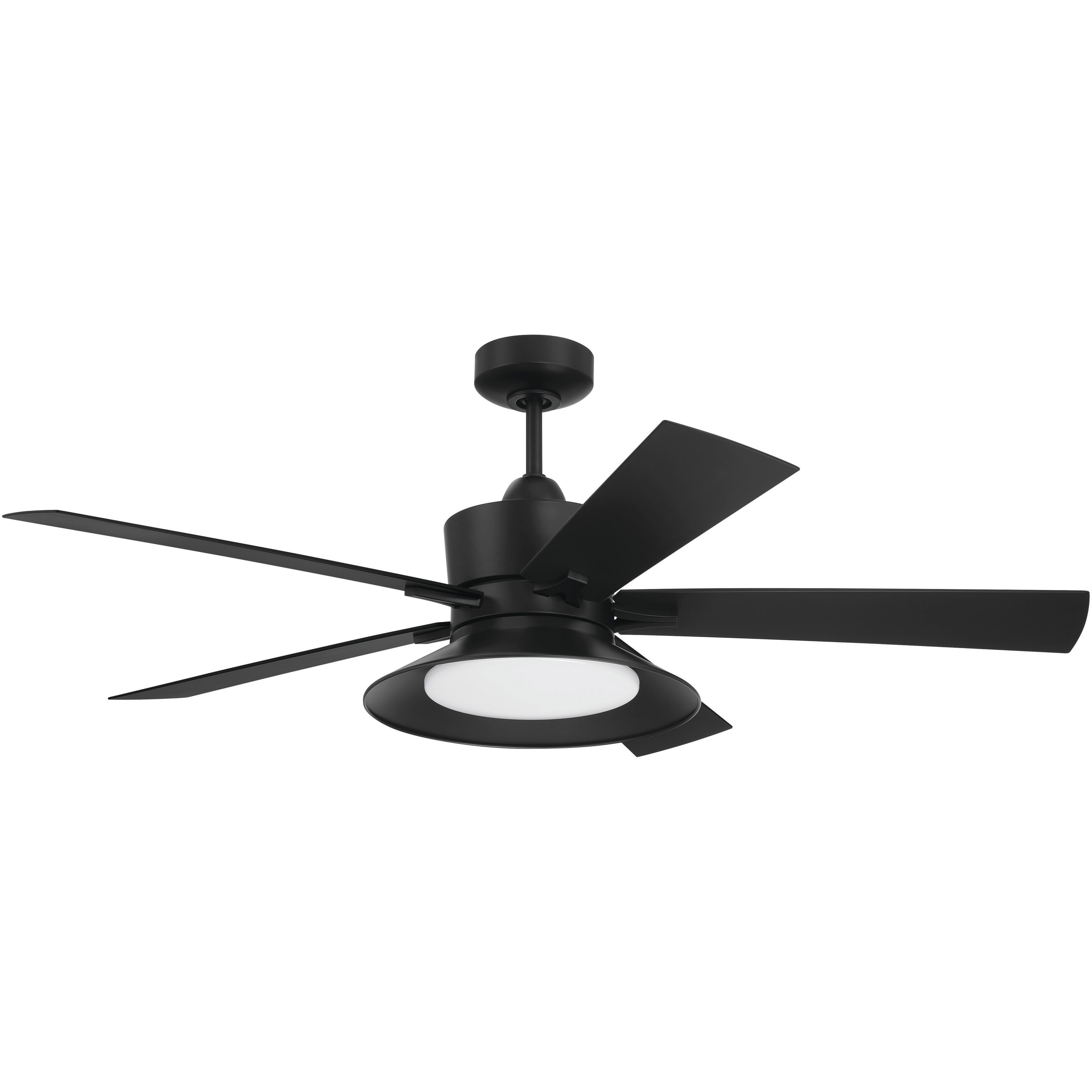 Topper 52 inch Flat Black Fan