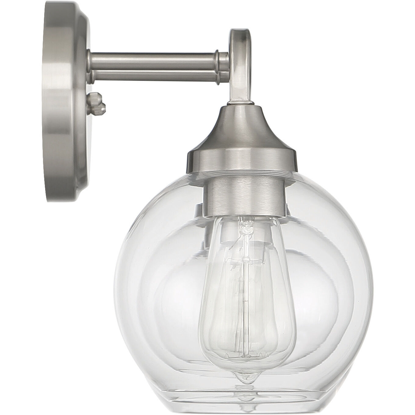 Glenda 3 Light 23 inch Brushed Polished Nickel Vanity Light Wall Light