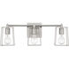 Dunn 3 Light 23 inch Brushed Polished Nickel Vanity Light Wall Light