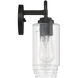 Stowe 4 Light 31 inch Flat Black Vanity Light Wall Light
