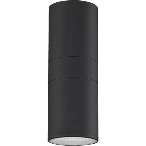 Pillar LED 12 inch Textured Black Outdoor Wall Mount