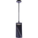 Drama LED 6 inch Flat Black Mini Pendant Ceiling Light