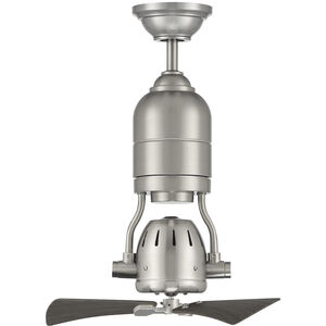 Bellows Uno 18 inch Brushed Polished Nickel with Greywood Blades Ceiling Fan