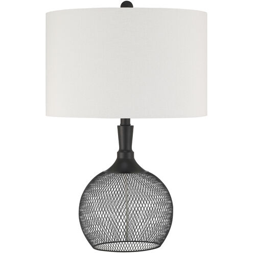 Bejamin 24.5 inch 60 watt Matte Black Table Lamp Portable Light