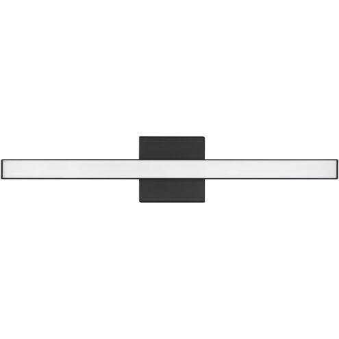 Trim LED 24 inch Flat Black Vanity Light Wall Light