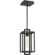 Cubic 1 Light 7 inch Aged Bronze Brushed Pendant Ceiling Light