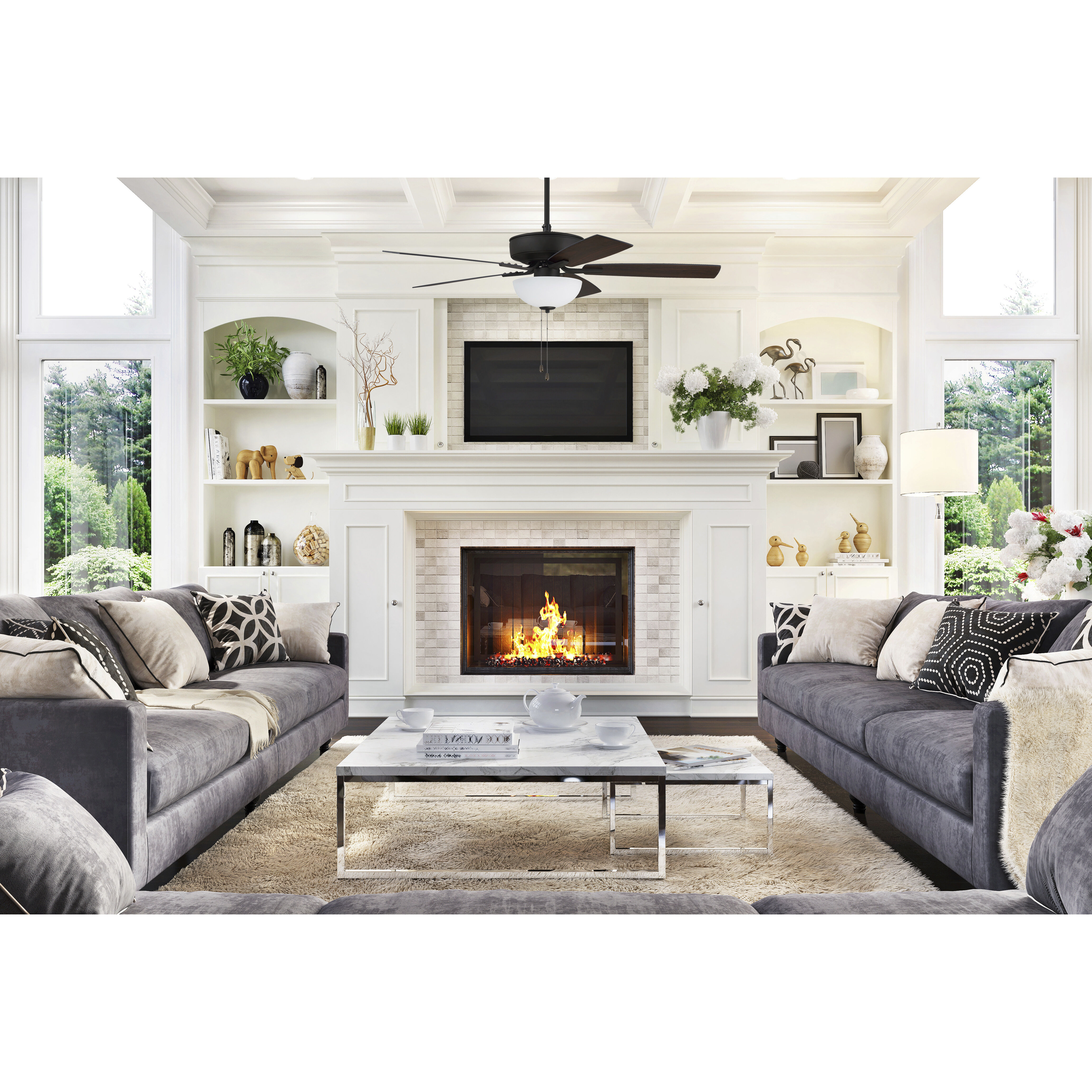 Craftmade P211ESP5-52ESPWLN Pro Plus 211 52 inch Espresso with