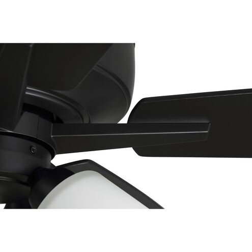 Super Pro 114 60 inch Flat Black with Flat Black/Greywood Blades Contractor Ceiling Fan
