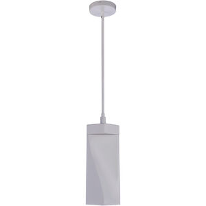 Drama LED 6 inch Matte White Mini Pendant Ceiling Light