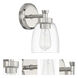 Henning 1 Light 5.12 inch Polished Nickel Wall Sconce Wall Light