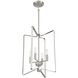 Shayna 4 Light 15 inch Brushed Polished Nickel Foyer Light Ceiling Light