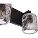 Andie 3 Light 24 inch Flat Black Vanity Light Wall Light