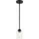 Neighborhood Chicago 1 Light 5 inch Flat Black Mini Pendant Ceiling Light