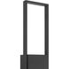 Contact LED 27 inch Textured Black Outdoor Wall Lantern