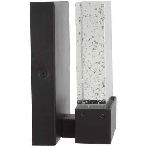 Aria II LED 6 inch Textured Black Outdoor Wall Mount in Textured Matte Black, Small