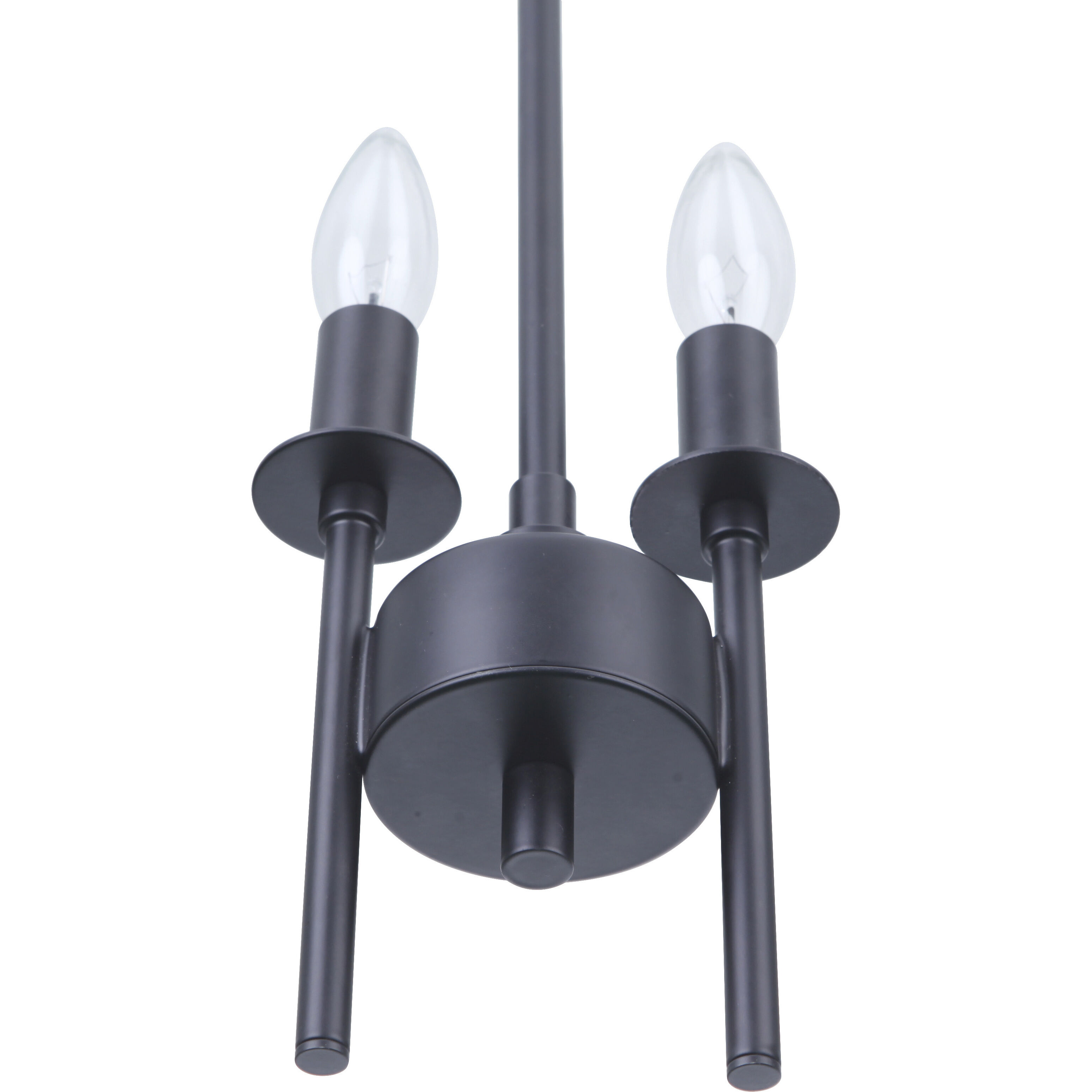 Larrson 2 Light 5.63 inch Flat Black Mini Pendant Ceiling Light