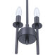Larrson 2 Light 5.63 inch Flat Black Mini Pendant Ceiling Light