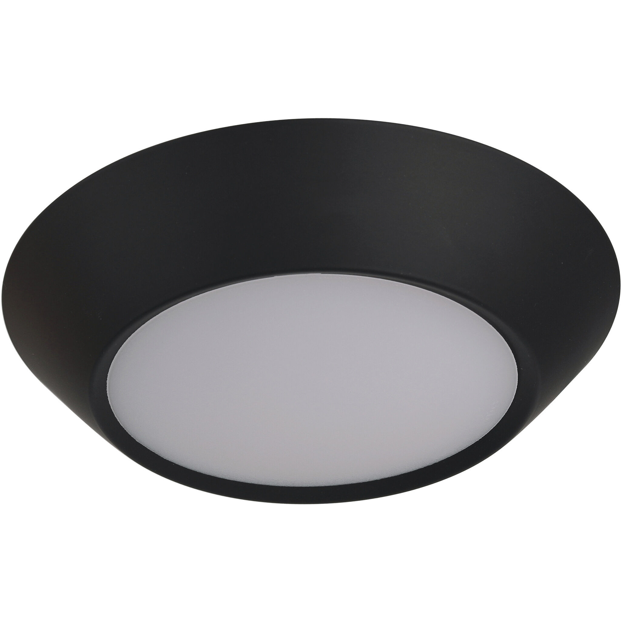 Slim Line LED 5.9 inch Flat Black Flushmount Ceiling Light